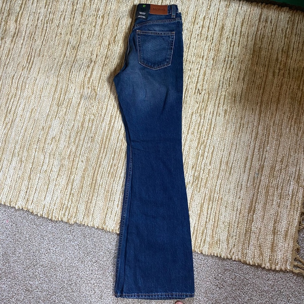 Monki High Waist Bootcut Jeans